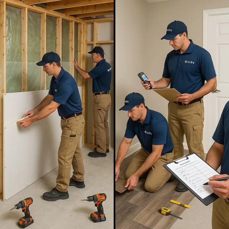 Repairs and Reconstruction process in Calverton, NY