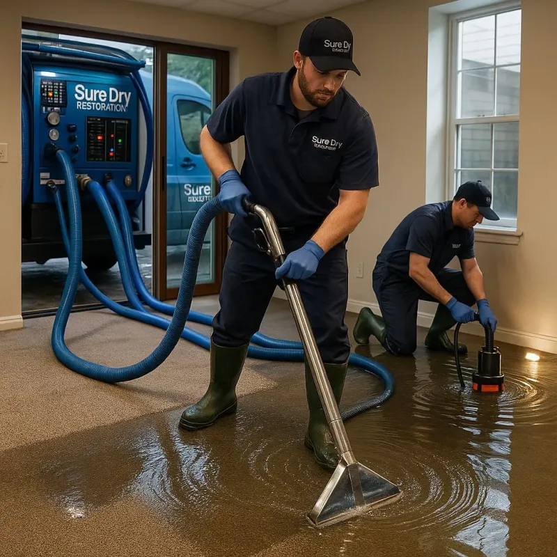 Water Extraction and Removal process in Calverton, NY